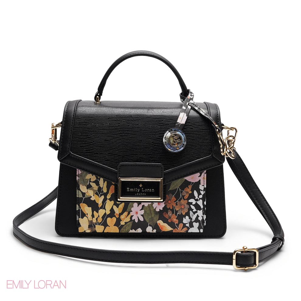 EMILY LORAN SATCHEL WITH BUTTERFLY CHARM BAG